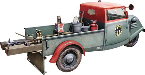 Tempo E400 Railway Maintenance Truck with Personnel