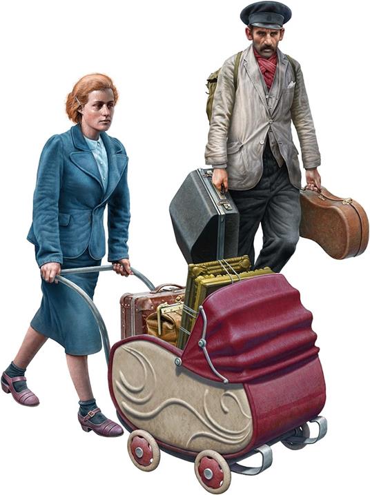 Refugees. Musician Family