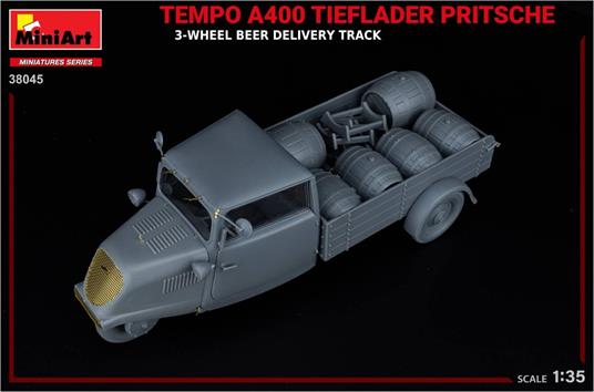 Tempo A400 Tieflader Pritsche 3-Wheel Beer Delivery Truck - 3