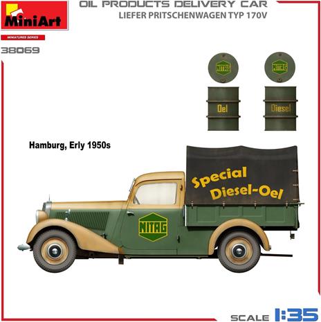 Liefer Pritschenwagen Typ 170V Oil Products Delivery Car - 2