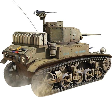 M3 Stuart Light Tank. Initial Prod.
