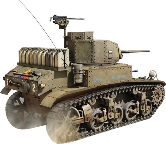 M3 Stuart Light Tank. Initial Prod.