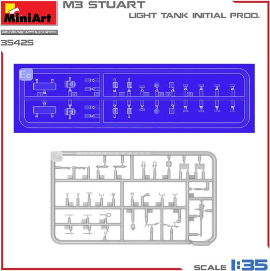 M3 Stuart Light Tank. Initial Prod. - 6