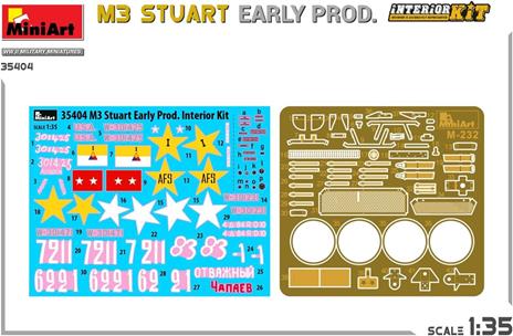 M3 STUART EARLY PROD. INTERIOR KIT - 6
