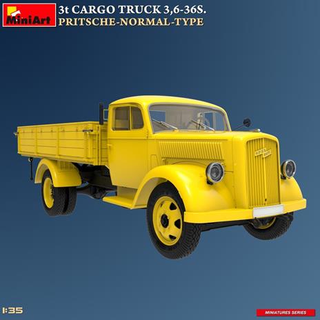 3t Cargo Truck 3,6-36s. Pritsche-Normal-Type - 2