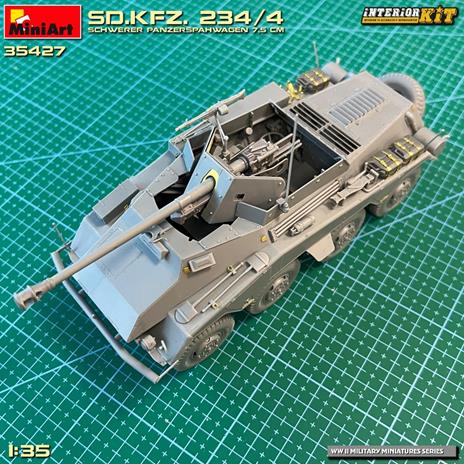 Sd.Kfz. 234/4 SCHWERER PANZERSPÄHWAGEN 7,5 cm. INTERIOR KIT - 2