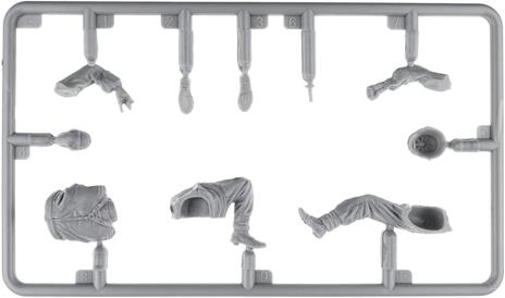 German Tank Riders Set 1. Resin Heads - 6