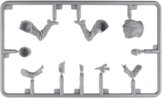 German Tank Riders Set 2. Resin Heads - 4