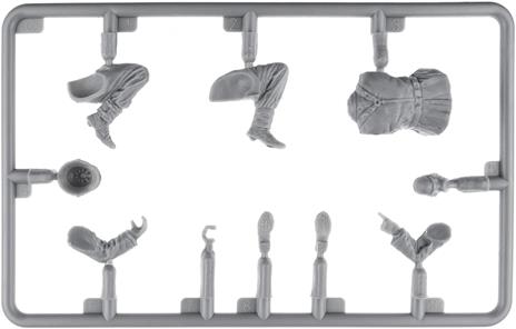 German Tank Riders Set 2. Resin Heads - 5