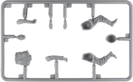 German Tank Riders Set 2. Resin Heads - 6