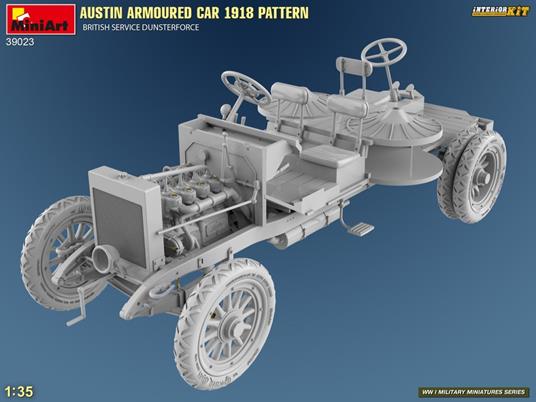 Austin Armoured Car 1918 Pattern. British Service. Dunsterforce. Interior Kit - 3