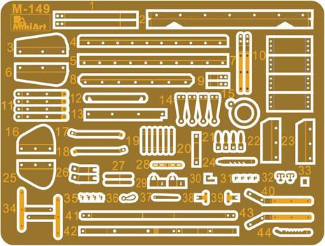 Austin Armoured Car 1918 Pattern. British Service. Dunsterforce. Interior Kit - 6