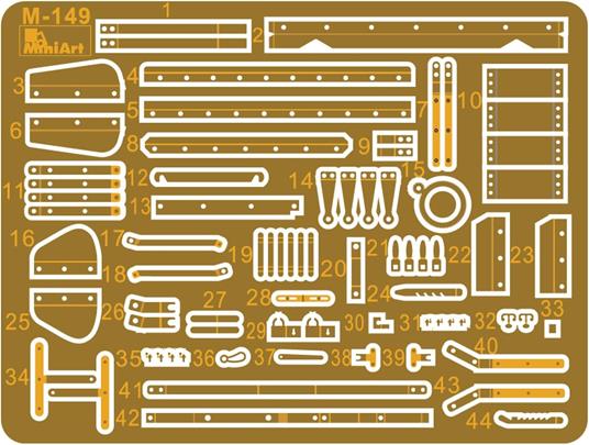Austin Armoured Car 1918 Pattern. British Service. Dunsterforce. Interior Kit - 6