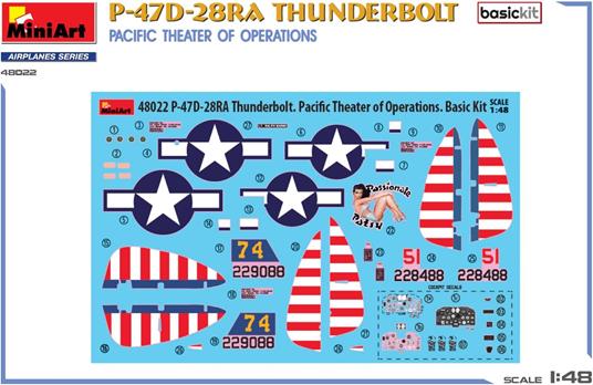 P-47D-28RA Thunderbolt. Pacific Theater of Operations. Basic Kit - 5