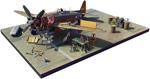 Thunderbolt P-47D Bubbletop w/Base & Accessories. Big Set