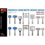 French Concrete Road Signs 1930-40's. North & East