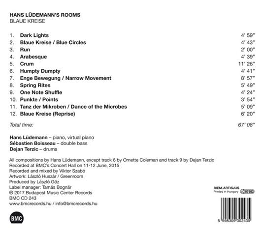 Blaue Kreise - CD Audio di Hans Lüdemann - 2