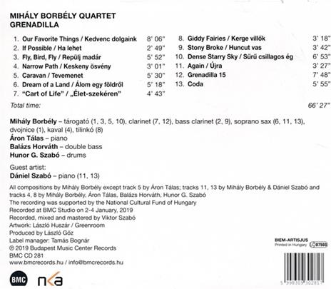 Grenadilla - CD Audio di Mihaly Borbely - 2