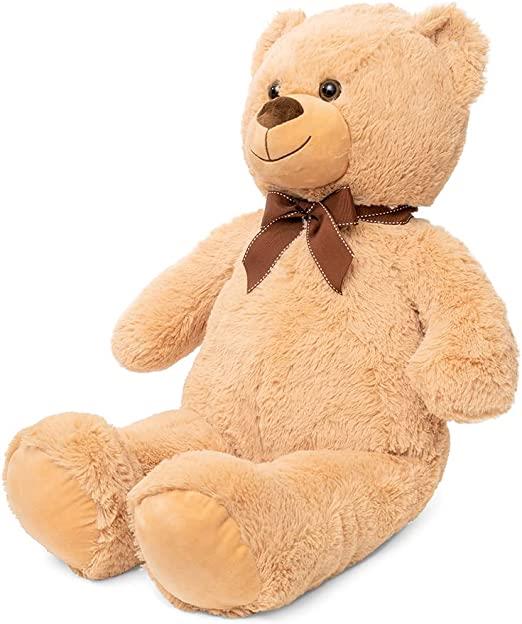 Peluche Orso Gigante Orso peluche gigante 100 cm beige peluche san valentino bianco orsacchiotto orsacchiotti piccoli peluche 100 cm - 2