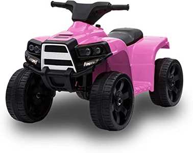 Giocattolo Quad Elettrico per Bambini 2 Anni a 5 Anni 65x40x43cm velocità 3km/h Quad Giocattolo per Bambini 18-36 Mesi Colore Rosa Biemme