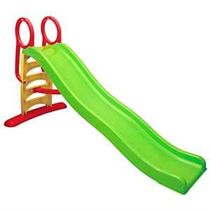 Giocattolo S.O. Scivolo per Bambini da Giardino da casa Esterno Interno Grande 3 Anni 4 Anni Scivolo Bimbi 2-6 Anni con scivolata Lunga 207x85x111(h) O.S. Engines