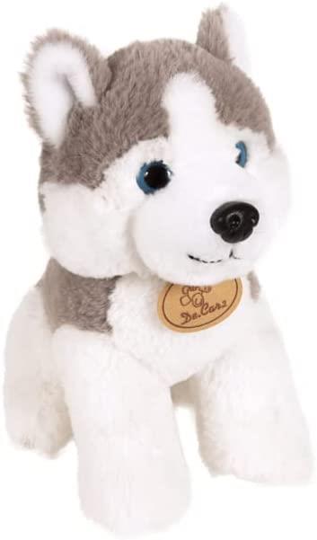 Mini Giocattoli di Peluche Pupazzi di Animali Piccoli Carini per Decorazione Festa Premio Asilo Regalo per Bambini Ragazzi Linea Morbidelli Peluche (Husky Peluche)