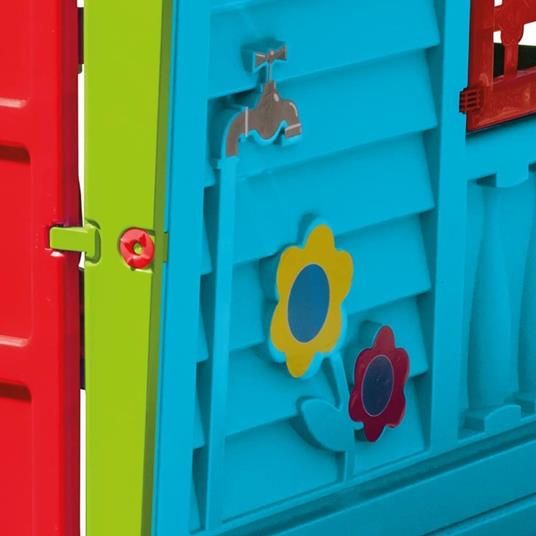 Casetta per Bambini Casa Gioco per Bambini Esterno casetta da giardino per bambini casetta per Bambini da Interno Giardino Casetta da Gioco Tradizionale Grande 140X111X115Hh - 3