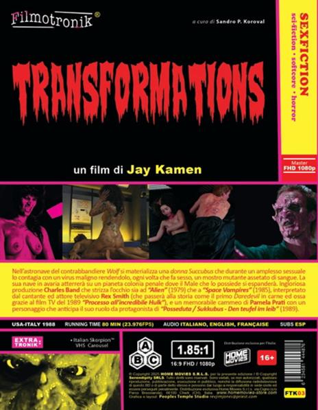 Transformations... e la bestia sorgerà dagli abissi (Blu-ray) di Jay Kamen - Blu-ray - 2