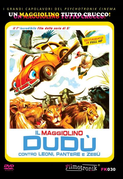 Il Maggiolino Dudù Contro Leoni, Pantere E Zebù (DVD) di Rudolf Zehetgruber - DVD