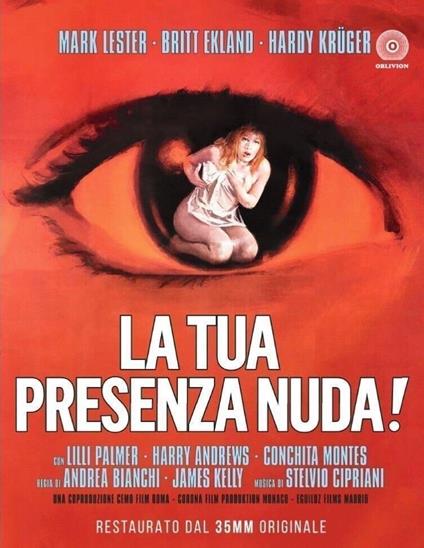 La Tua Presenza Nuda! (Blu-ray) di Andrea Bianchi,Jame Kelley - Blu-ray