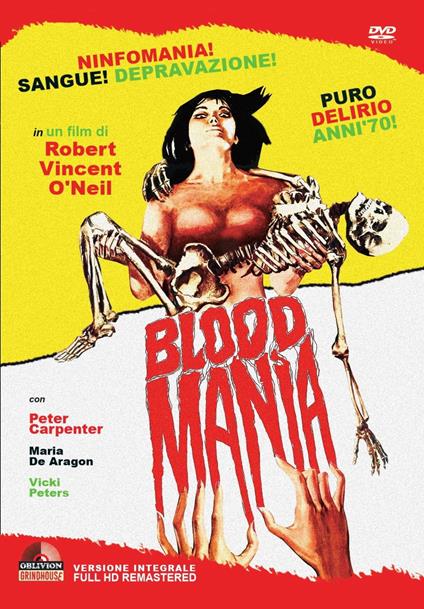 Blood Mania (DVD) di Richard Vincent O'Neill - DVD