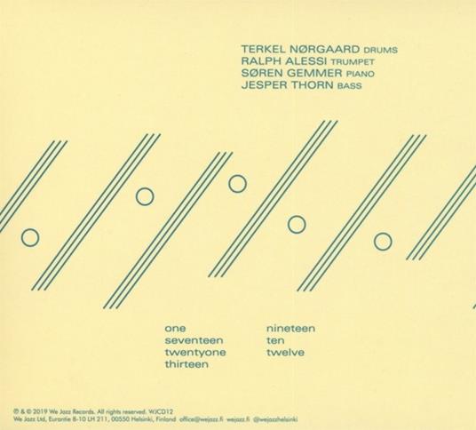 With Ralph Alessi - CD Audio di Terkel Nxrgaard