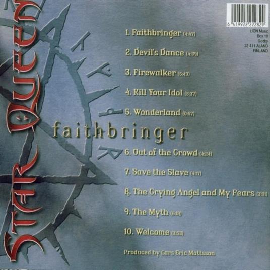 Faithbringer - CD Audio di Star Queen - 2