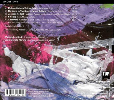 Ancestors - CD Audio di Wadada Leo Smith,Louis Moholo - 2