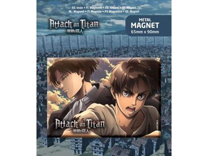 Attack On Titan Fridge Magnet Eren & Levi POPbuddies