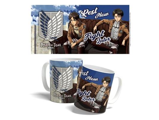 Attack On Titan Tazza Rest Now, Fight Later 325 Ml Popbuddies
