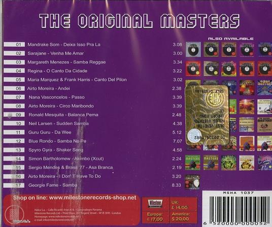 The Original Masters. Brasil and Co. vol.3 - CD Audio - 2