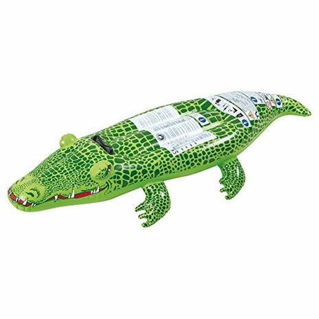 Coccodrillo Gonfiabile 142X68Cm con Ma - 5
