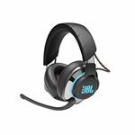 JBL Quantum 800 Cuffie Gaming Over-Ear Wireless Bluetooth 5.0, Headset da Gioco con Microfono e Surround, Compatibiltà Multipiattaforma PC e Console, Colore Nero
