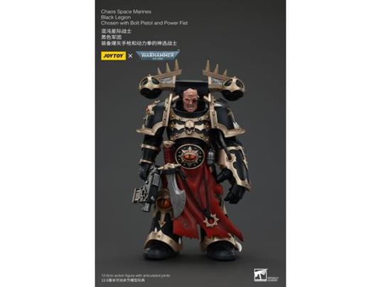 Warhammer 40k Actionfigur Chaos Space Marines Black Legion Chosen Con Bolt Pistol E Power Fist 20 Cm Joy Toy (cn)