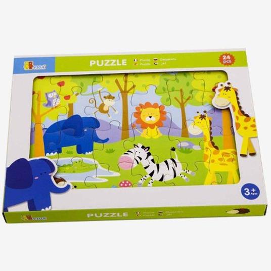 VIGA Puzzle in Legno, Motivo: Giungla - 2