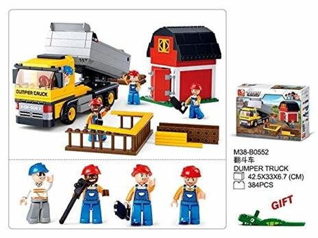Constructor. Camion Lavoro Cantiere 384 Pz. Sluban (M38-B0552) - 3
