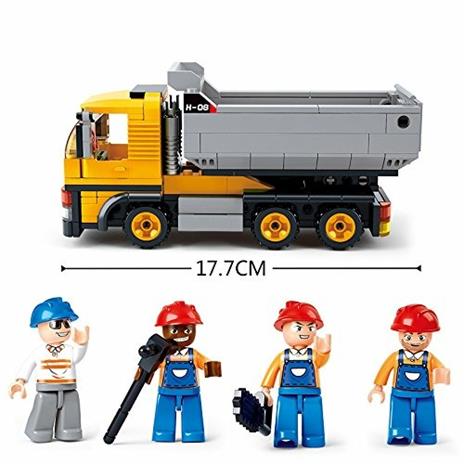 Constructor. Camion Lavoro Cantiere 384 Pz. Sluban (M38-B0552) - 4