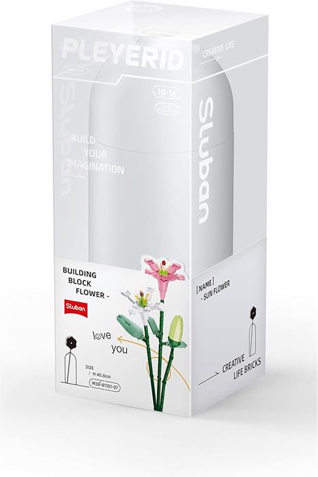 Costruzioni Fiore Giglio Con Vaso (000107) - 5