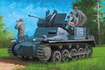 German Flakpanzer Ia With Ammo Trailer 1:35 Plastic Model Kit Riphb 80147