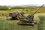 Flak 38 Late Version 2Cm Sd.Ah 51 1:35 Plastic Model Kit Riphb 80148