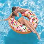 Salvagente Ciambella Con Zuccherini Colorati 114 Cm Con Stampa Realistica