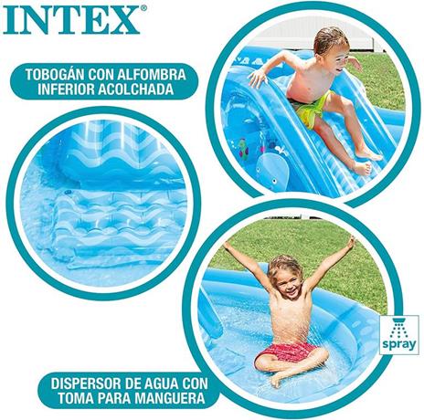 Piscina Play Center Balena 373x234x99 - 57176 - 5