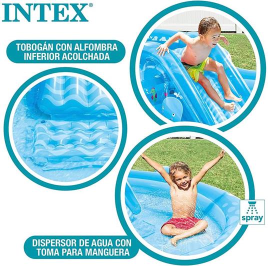 Piscina Play Center Balena 373x234x99 - 57176 - 5