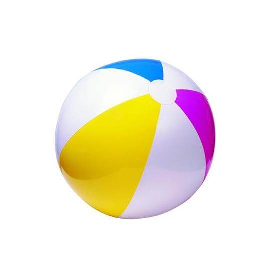 Intex 59030NP pallone da spiaggia Blu Porpora Bianco Giallo 61 cm